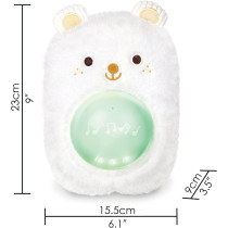 Hape My Musical Pal - Huggy Bobo Portable Baby White Noise Sound Machine E0115