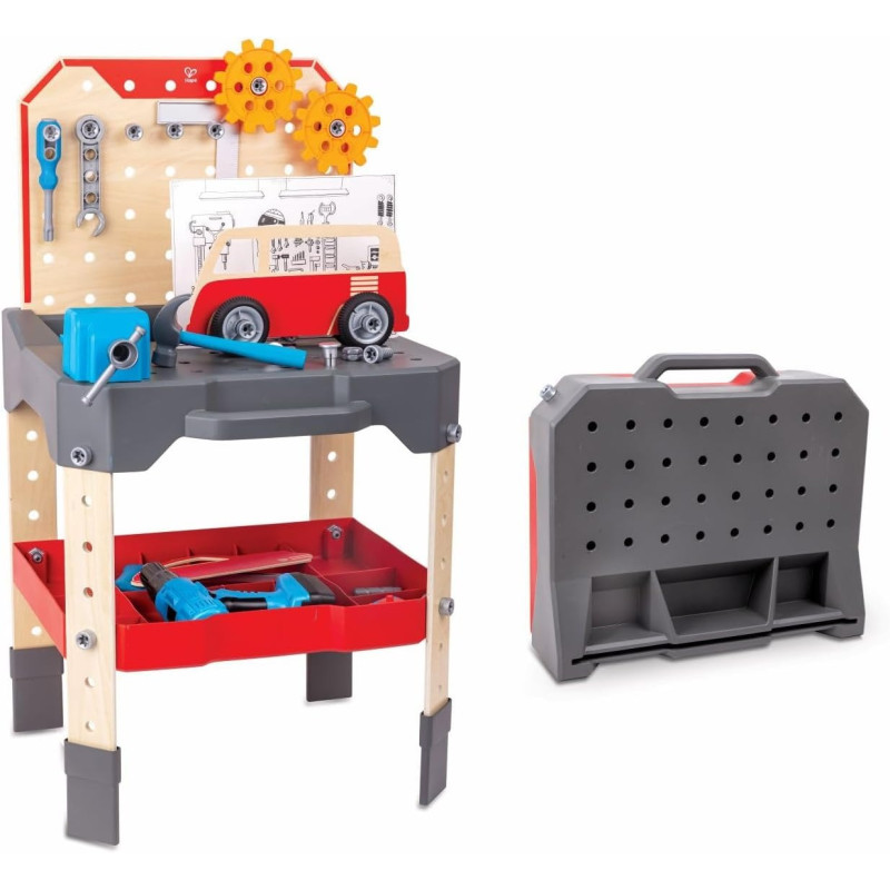 Hape Vehicle Service And Repair Workbench E3036
