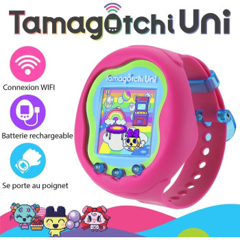 Tamagotchi Watch Uni Pink Colour, 43351