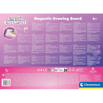 Clementoni Gabby 'S Dollhouse Magnetic Drawing Board 18787