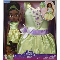 Disney Princess Tiana Doll With Dress 21248/212454