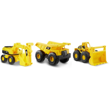 Cat Mini Crew Dump Truck-Wheel Loader-Excavator 7In 82284