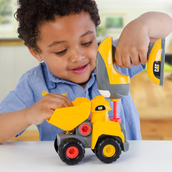 Cat Junior Crew Fix-It Dump Truck Fleet Asst 83196