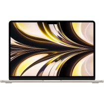Apple 13.6-inch Macbook Air M2 chip with 8-core CPU and 10-core GPU, 256 GB SSD, Starlight English MLY13 1 Year Warranty