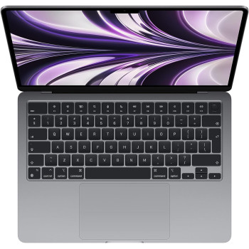 Apple 13.6-inch Macbook Air M2 chip with 8-core CPU and 10-core GPU, 256 GB SSD, Grey English MLXW3 1 Year Warranty