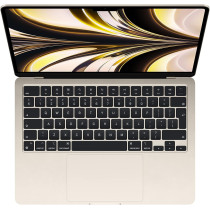 Apple Macbook Air, 13.6-inch, M2 chip with 8-core CPU and 8-core GPU, 8GB RAM, 512GB SSD, Starlight English MLY23 1 Year Warranty