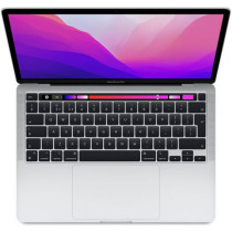 Apple 13 Inch Macbook Pro, Apple M2 chip with 8-core CPU and 10-core GPU, 256 GB SSD, Silver, English MNEP3 1 Year Warranty