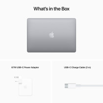 Apple 13-inch Macbook Pro, Apple M2 chip with 8-core CPU and 10-core GPU, 256 GB SSD, Space Grey, English MNEH3 1 Year Warranty