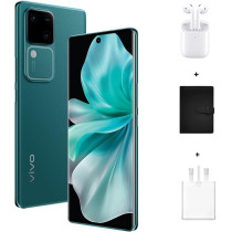 Vivo V30 5G Lush Green, 24GB RAM, 256GB Storage, Slimmest 3D Curved 1.5K Amoled 120HZ Display, 50MP AF Group Selfie,  Aura Light Ois