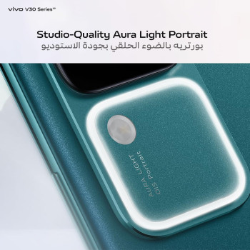 Vivo V30 5G Lush Green, 24GB RAM, 256GB Storage, Slimmest 3D Curved 1.5K Amoled 120HZ Display, 50MP AF Group Selfie,  Aura Light Ois