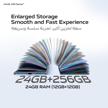 Vivo V30 5G Lush Green, 24GB RAM, 256GB Storage, Slimmest 3D Curved 1.5K Amoled 120HZ Display, 50MP AF Group Selfie,  Aura Light Ois