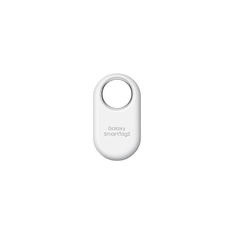 Samsung Galaxy Smart Tag 2, White, Bluetooth Tracker, Compass View, Ar Find, Iot Control, Lost Mode