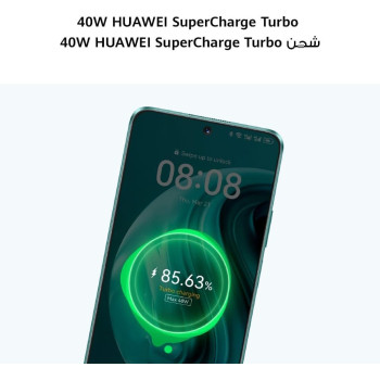 Huawei Nova 12I Smart Phone, 6.7 Inch Aod Display, 40W Turbo Supercharge, 5000MAH Battery, 108MP High-Res Photography, 8GB / 256GB, Emui 14, Black