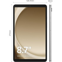Samsung Galaxy Tab A9 Wifi Android Tablet, 8.7 Large Display, 4GB RAM, 64GB Storage, Silver 1 Year Samsung Warranty