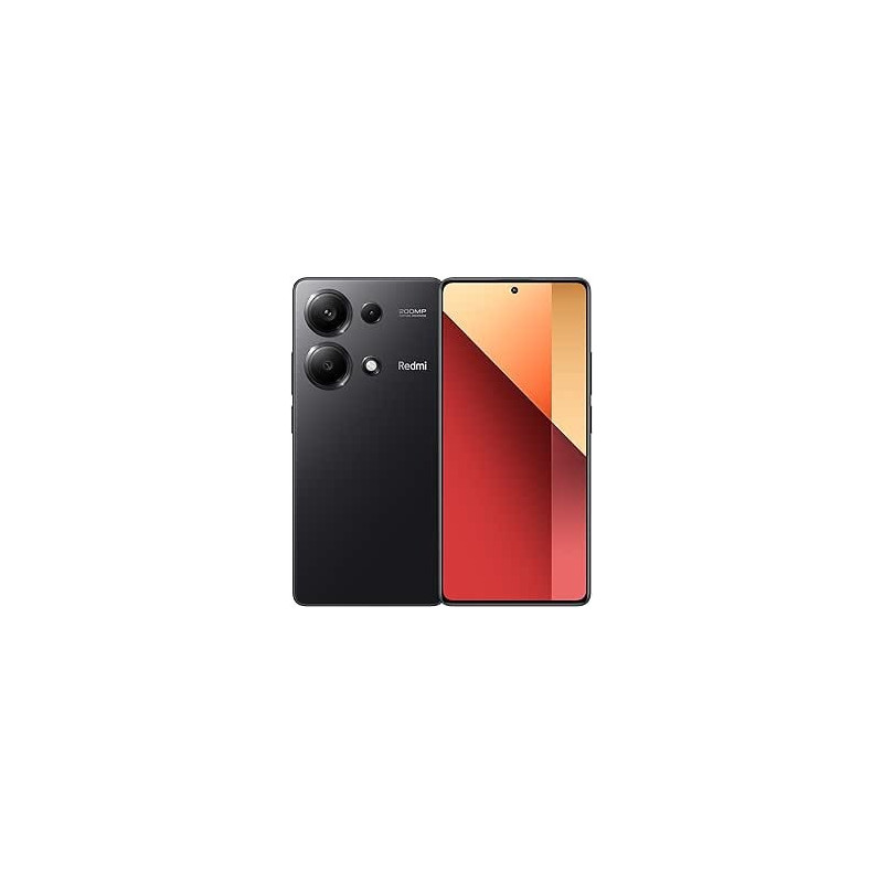 Redmi Note 13 Pro Midnight Black 8GB RAM, 256 Storage - Ultra-Clear 200Mp Camera With Ois, 120HZ FHD Plus Amoled Display, Immersive Viewing With Ultra-Thin Bezels