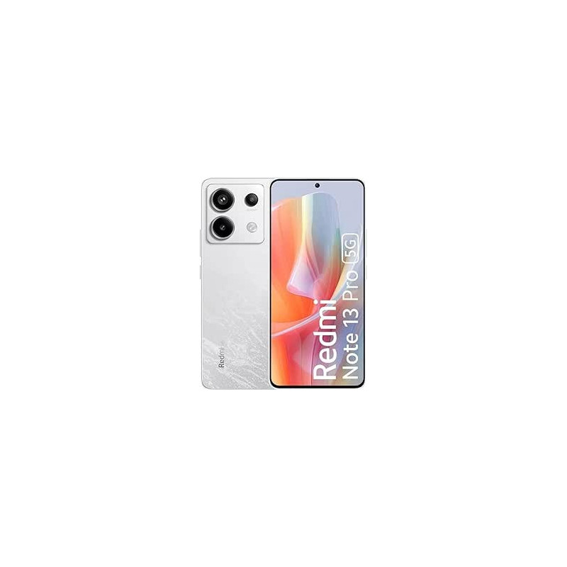 Xiaomi Redmi Note 13 Pro 5G Smartphone 6.67 Inch Miui 14 Snapdragon 7S Gen 2 Octa Core 4NM Up To 2.4Ghz 12GB RAM Plus 512GB Rom, Arctic White