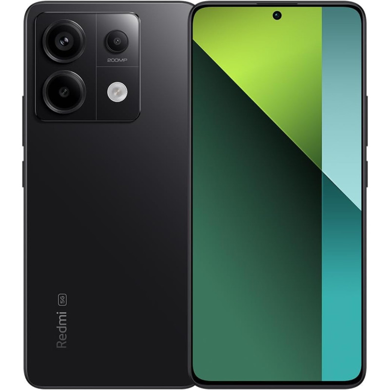 Xiaomi Redmi Note 13 Pro 5G, Midnight Black 12GB RAM, 512 Storage, Ultra-Clear 200MP Camera With Ois, 1.5K 120HZ Amoled Display