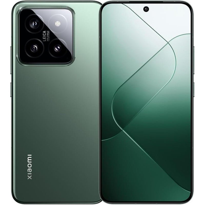 Xiaomi 14 5G Mobile, Jade Green 12GB RAM / 512 GB, Snapdragon 8 Gen 3, 6.36 Inch Amoled 120HZ Display, Leica Triple Lens Camera 50 / 50 / 50MP, 32MP Front Camera