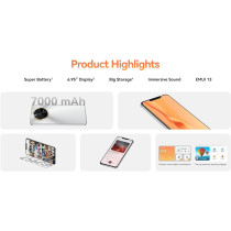 Huawei Nova Y91, 6.95 Inch Huawei Fullview Display, 7000 MAh Super Battery, 8GB / 256GB, Starry Circle Design, Emui 13, Black