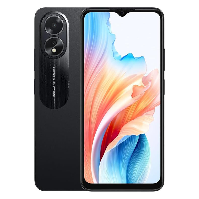 Oppo A18 4GB RAM, 128GB Rom Glowing Black UAE Version