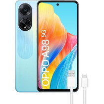 Oppo A98 Dual Sim 6.72 Inch Smartphone 256GB Rom,  8GB RAM, Dreamy Blue