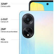 Oppo A98 Dual Sim 6.72 Inch Smartphone 256GB Rom,  8GB RAM, Dreamy Blue