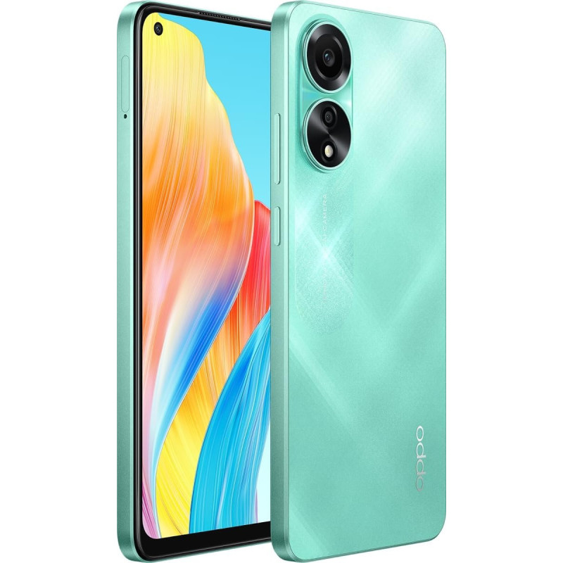 Oppo A78 256GB, 8GB RAM Smart Phone, Long Lasting Battery Life, Aqua Green