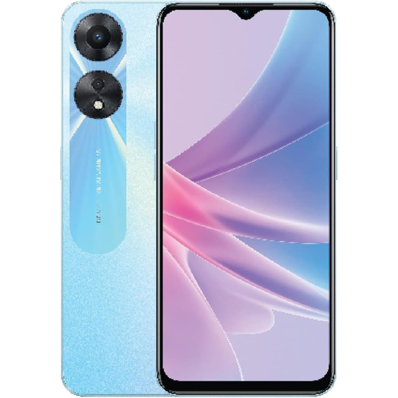 Oppo A78 5G Dual Sim 6.56 Inch Smartphone 128GB Rom, 8GB RAM, 5000MAH Long Lasting Battery, Fingerprint And Face Recognition, 5G Android Phone, Glowing Blue