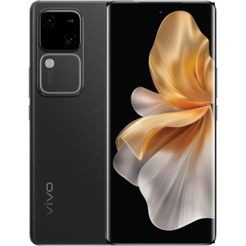 Vivo V30 5G Noble Black, 24GB RAM, 512GB Rom, Slimmest 3D Curved 1.5K Amoled 120HZ Display, 50MP AF Group Selfie, Aura Light Ois