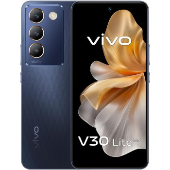 Vivo V30 Lite 5G Crystal Black, 24GB RAM, 256GB Storage, 120HZ Amoled Display, Dual Stereo Speaker, 80W Charger