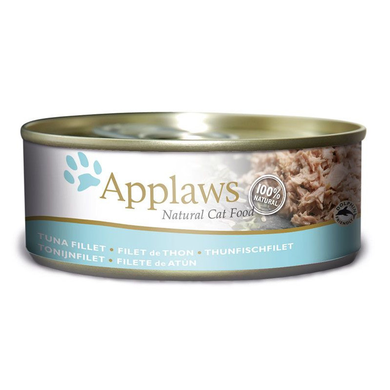 Applaws 156g Tin, Tuna Fillet Adult Wet Cat Food