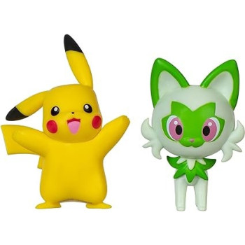 Pokemon Battle Figure Pack Generation IX, Pikachu and Sprigatito, PKW3358