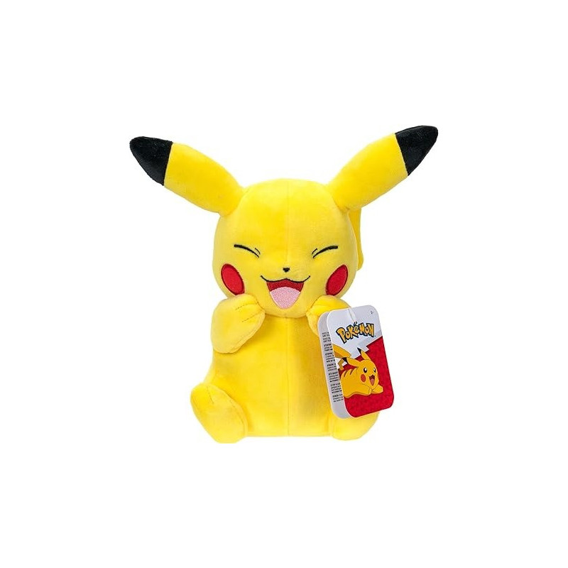 Pokemon Plush Pikachu 8 Inch, Great Gift for Kids, Boys, Girls And Fans of Pokemon, PKW3457/PKW3403