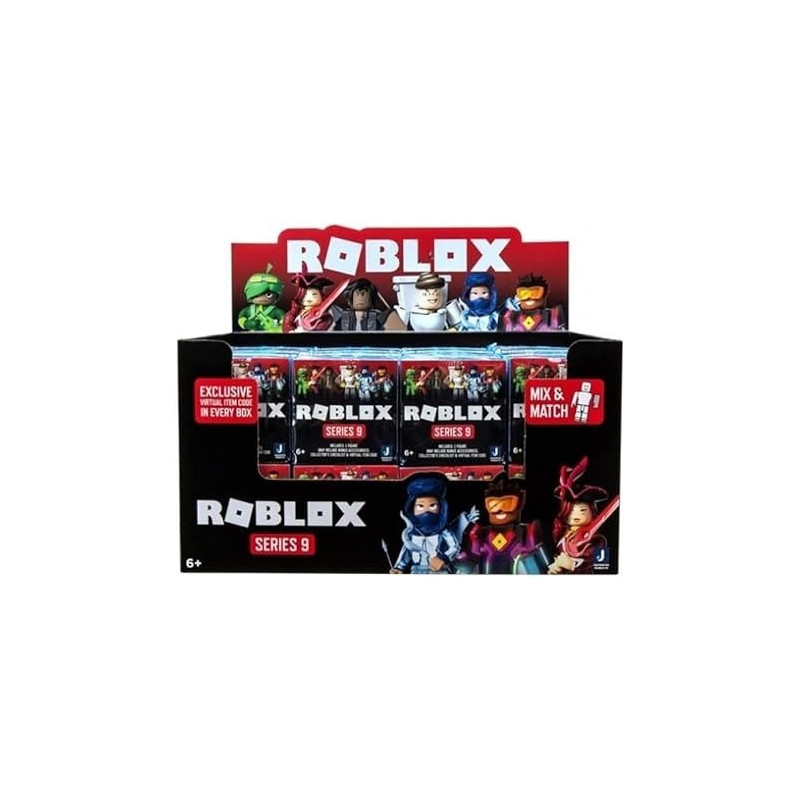 Roblox Blue Mystery Box Series 9 Toy Figures Cube Pack, ROB0379