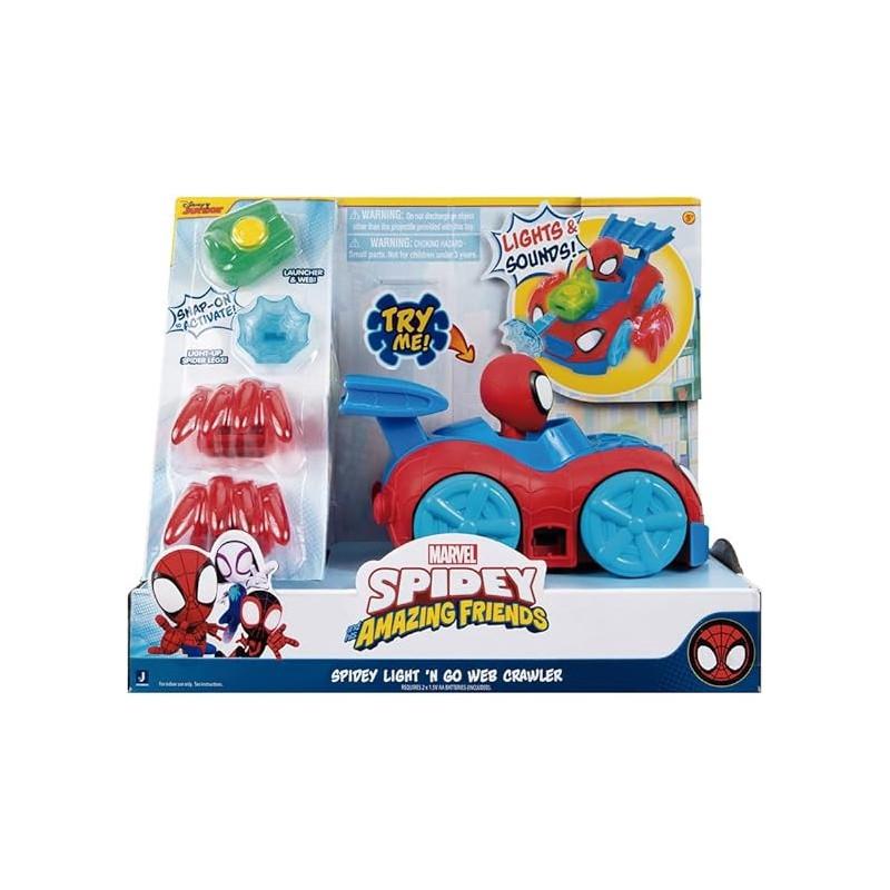 Spidey and His Amazing Friends Deluxe Web Crawler, SNF0201