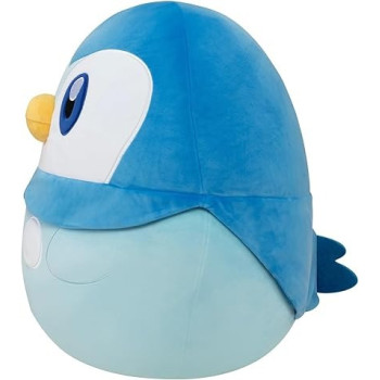 Squishmallows Pokemon Plush Piplup, 14 Inch, SQPK00041