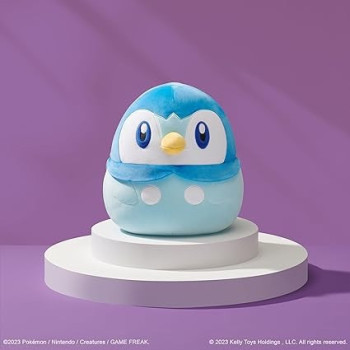 Squishmallows Pokemon Plush Piplup, 14 Inch, SQPK00041