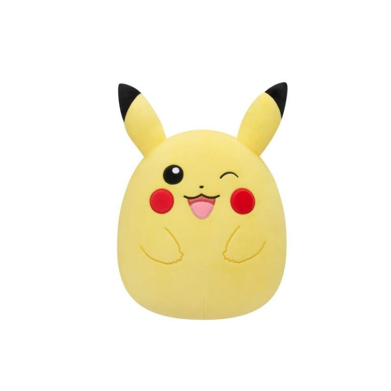 Squishmallows Pokemon Plush Winking Pikachu, 14 Inch, SQPK00042/SQPK00208