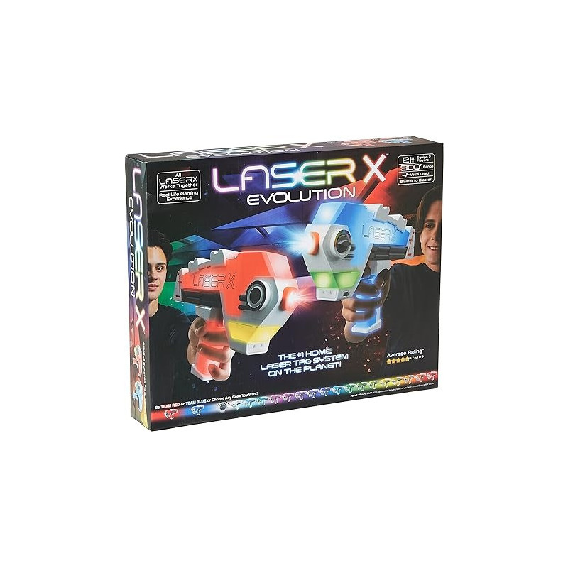 LaserX Evolution Double Blasters Set, 88908