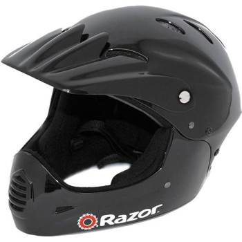 Razor Youth Fullface Gloss Helmet, Black Colour, 97775
