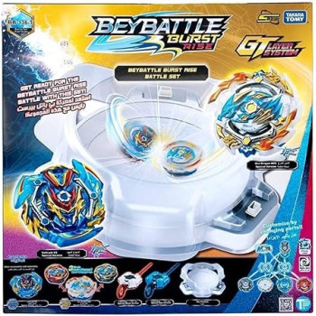 BeyBattle Burst Rise Battle Stadium with Sword Valtryek V5 and Ace Dragon DX5, BB-136-T