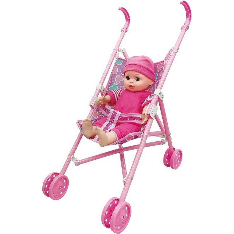 Hayati Baby Amoura My First Doll Stroller, 14 Inch, K0011