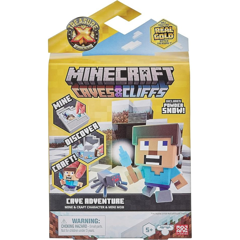 Treasure X Minecraft Caves and Cliffs Cave Adventure Pack, 41676
