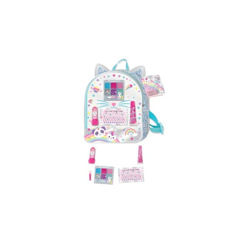 Hot Focus Caticorn Beauty Cosmetic Bag Makeup, 196CAT