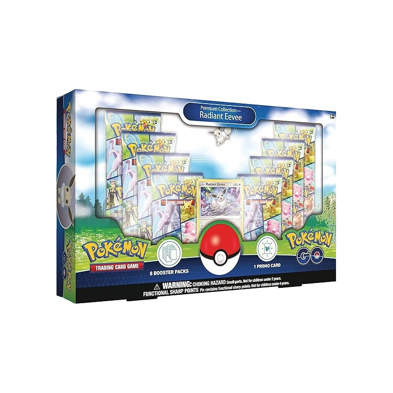 Pokemon TCG Sword and Shield GO Premium Collection Radiant Evee Box, 290-85052