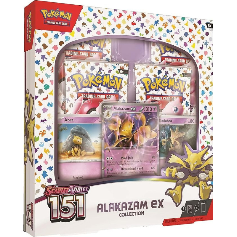 Pokemon TCG Scarlet and Violet 151 Alakazam EX Box, 290-85312