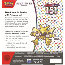 Pokemon TCG Scarlet and Violet 151 Alakazam EX Box, 290-85312