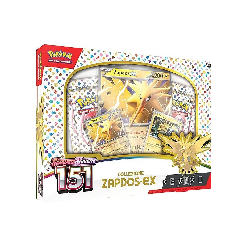 Pokemon TCG Scarlet and Violet 151 Zapnos EX Box, 290-85313