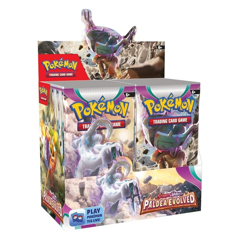 Pokemon TCG Scarlet and Violet, Paldea Evolved Booster Box, 185-85349