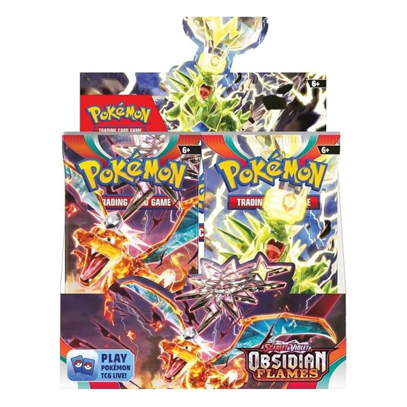 Pokemon TCG Scarlet and Violet 3 Obsidian Flames Booster, 186-85374
